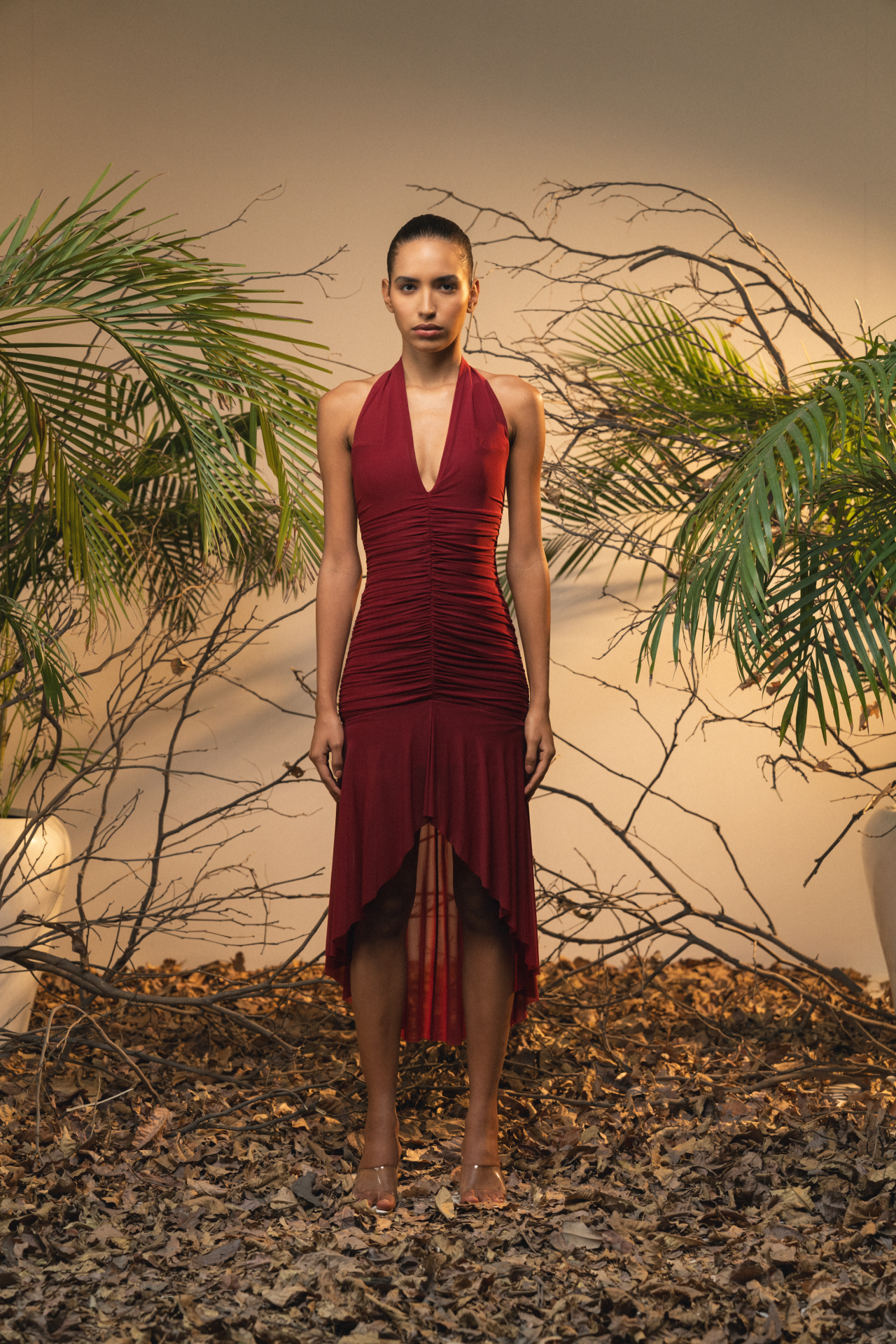 SERAPHINA DRESS - WINE