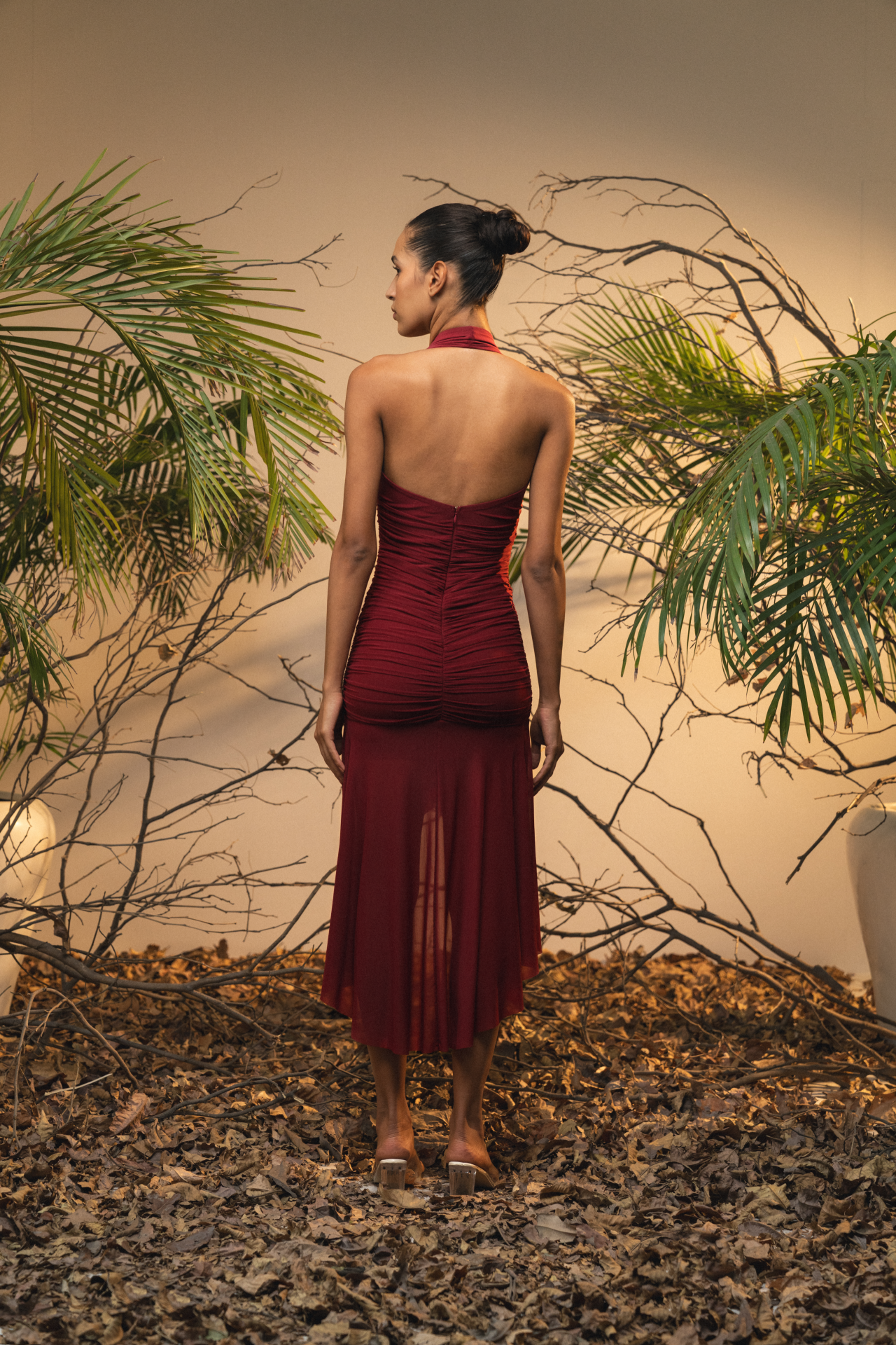 SERAPHINA DRESS - WINE