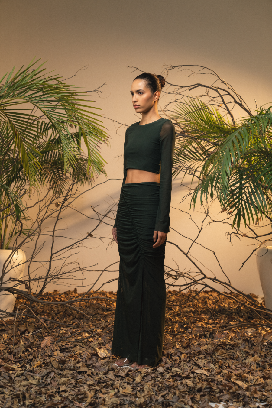 OAKLYNN SKIRT - EARTH