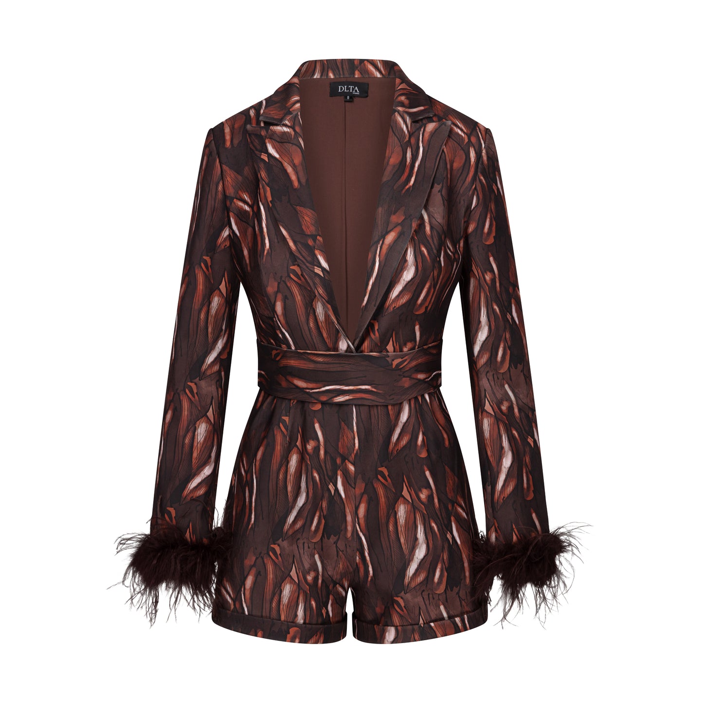 RUNO FEATHER CUFF BLAZER