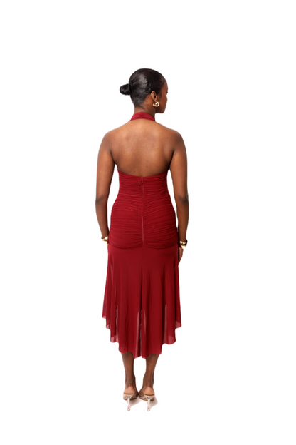 SERAPHINA DRESS - WINE